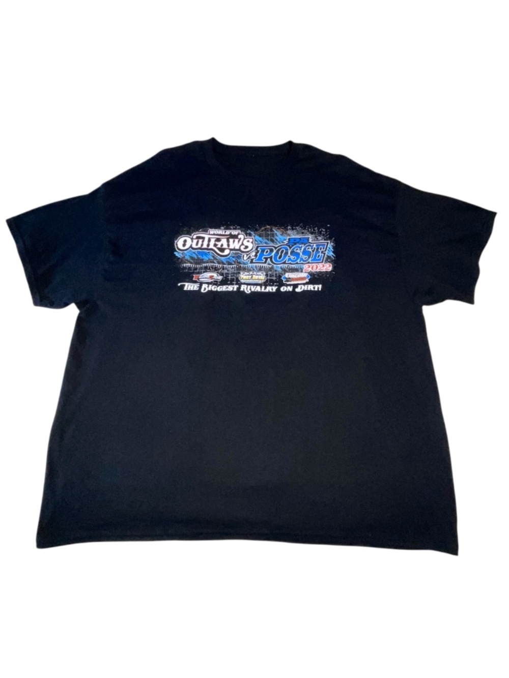 2022 World Of Outlaws Vs PA Posse 2XL - 3XL Black Shirt Sprint Car Dirt Racing
